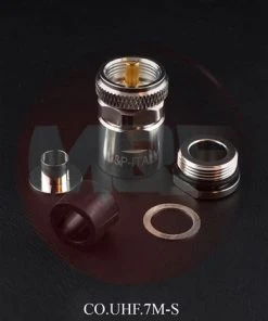 MFJ ZMP-CS07M-U, M,P, UHF PL259, SOLDER,7MM (.287).FOR ULTRAFLEX 7