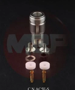 MFJ ZMP-CS05F-N, M,P N FEMALE, SOLDER, FOR 5MM,AIRBONE 5,RG-58C/U