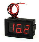 MFJ-4421, DIGITAL VOLT METER SNAP-IN MODULE, 0-30VDC, RED