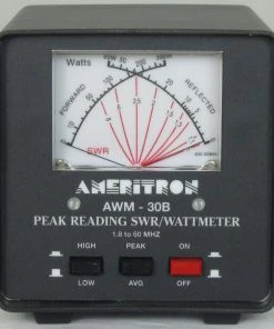 Ameritron AWM-30B, HF+6M, SWR/WATTMETER, PEAK READING, 3kW