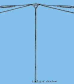 Hygain DP-5BDQ, MULTIBAND HY-Q TRAP DOUBLET, 80M THROUGH 10M