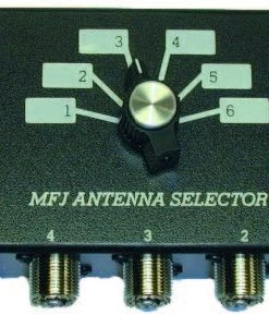MFJ-1701, ANTENNA SWITCH, 6 POSITIONS, 2 KW PEP