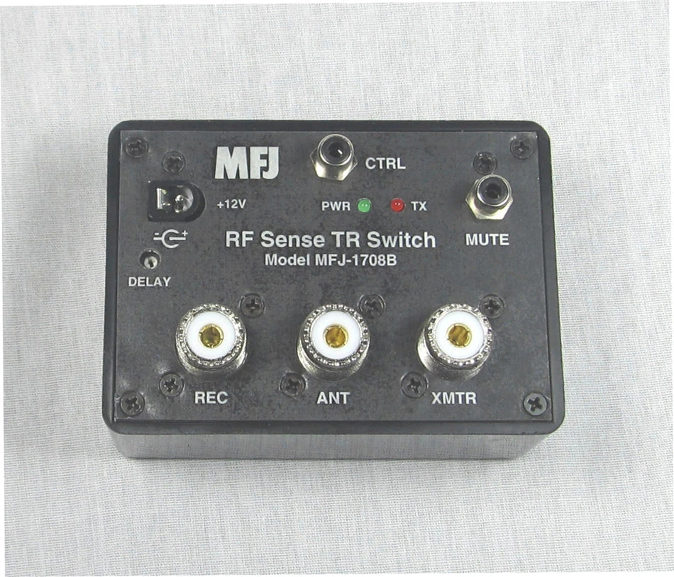 MFJ-1708B-N, RF SENSING, TR SWITCH With N Connector