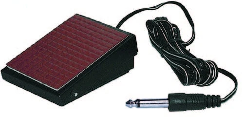 MFJ-1709, FOOT SWITCH, OPEN TYPE, 1/4~ PHONE JACK, RED