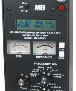 MFJ-269D, HF/VHF/220MHz/UHF, .100-230, 415-470MHz, SWR ANALYZER