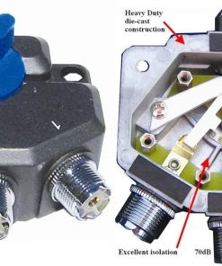MFJ-2703, ANT SWITCH, 3 POS, SO-239,2kW @HF, 900MHz