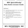 MFJ-3213, QUICK STUDY GUIDE-- GENERAL
