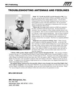 MFJ-3301, TROUBLE SHOOTING ANTENNAS