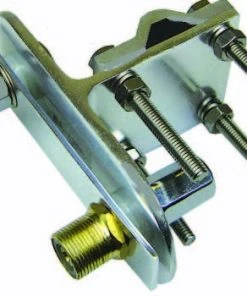 MFJ-347, 3/8-24, DOUBLE T PIPE MOUNT, W/SO-239,(85-0347-1)