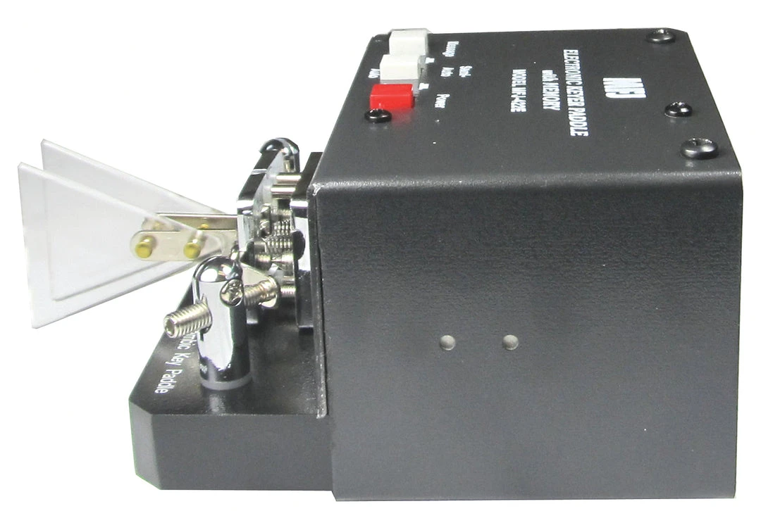 MFJ-422E, KEYER, MFJ PADDLE, COMBO, WITH MEMORY, BLACK