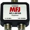 MFJ-4916S, DUPLEXER, HF-60 MHz/140-470 MHz, SO-239