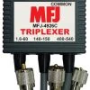 MFJ-4926C, TRIPLEXER, 1.6-60MHz/VHF/UHF, PIGTAIL PL-259