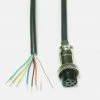 MFJ-5082, CABLE, 8-PIN ROUND MIC, OPEN END, 620-8106