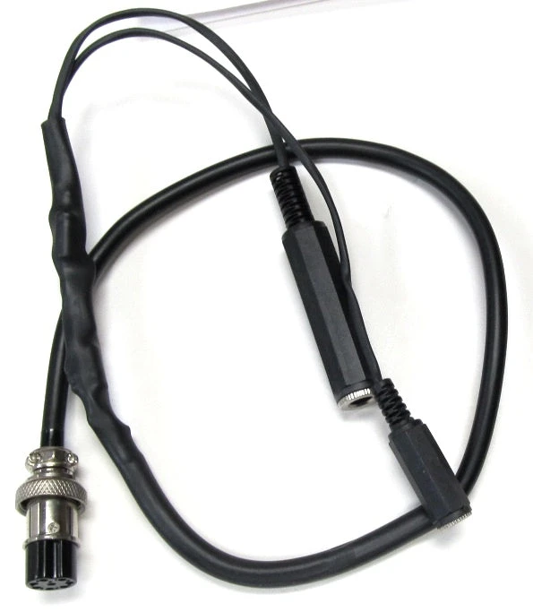 MFJ-5393I, ADAPTOR CABLE, 8P ROUND ICOM, FOR 393 HEADSET