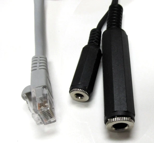 MFJ-5393MI, ADAPTOR CABLE, 8P MOD ICOM, FOR 393 HEADSET