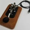 MFJ-553, DELUXE WOOD BASE TELEGRAPH STRAIGHT KEY W/3.5MM CB