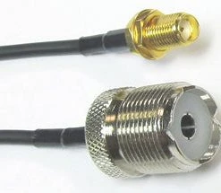 MFJ-5612SF, ADAPTOR CABLE, SMA F-SO239, RG174, 3FT(620-3012SF)