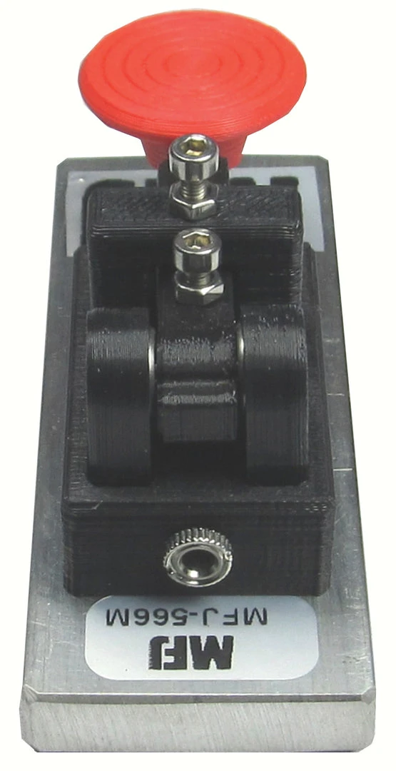 MFJ-566M, CW TELEGRAPH KEY, ON HEAVY METAL BASE