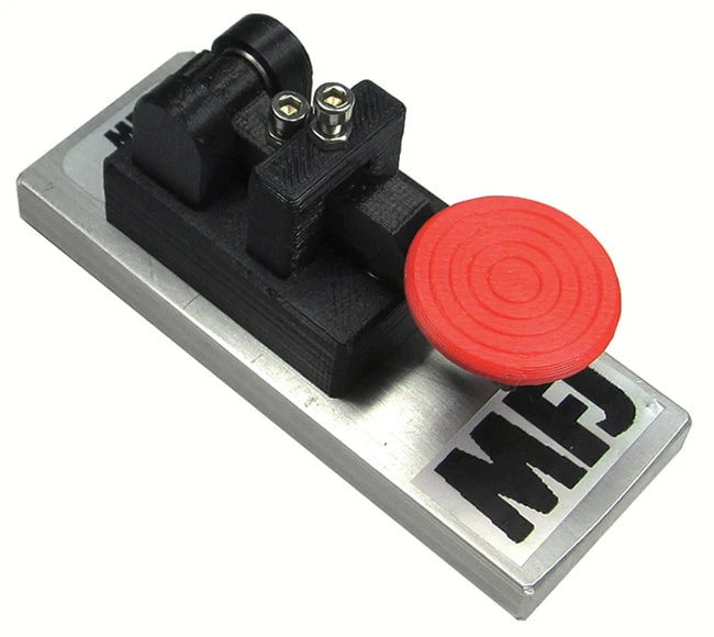 MFJ-566M, CW TELEGRAPH KEY, ON HEAVY METAL BASE