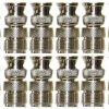 MFJ-7708P, 12-PACK BNC MALE TO SO-239 ADAPTOR (610-2008)