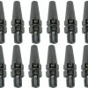 MFJ-7712P, 12-PK, 3/8-24 TO .1~HOLE THRU, WHIP FERRULES