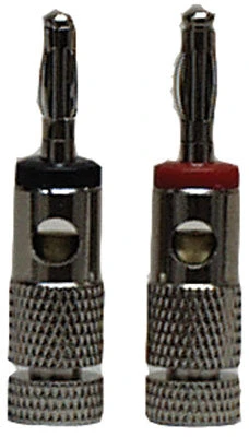 MFJ-7713, BANANNA PLUG, HI-CURRENT, PAIR RD,BK(600-2310/12)