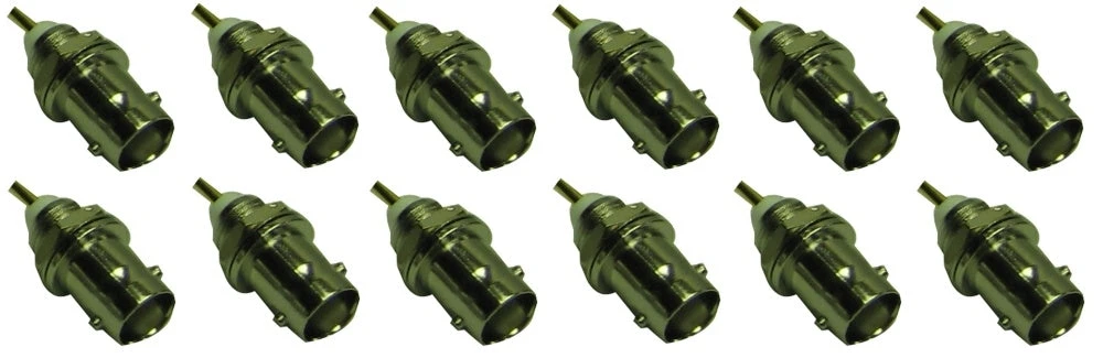 MFJ-7726P, 12-PK, CONNECTOR, BNC FEMALE, CH.MOUNT (610-1016)
