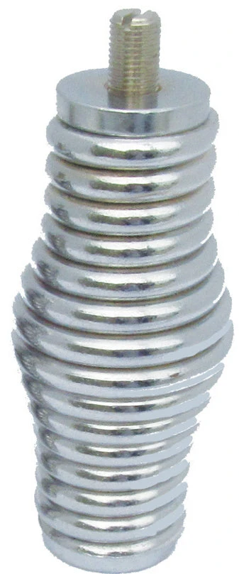 MFJ-7764, 3/8-24 SS 4~ SPRING ADPATOR MOUNT FOR 102~L WHIP