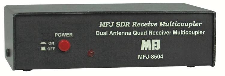 MFJ-8504S, SDR RECEIVER MULTI-COUPLER,SMA F,NO NOISE BLANKER