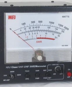 MFJ-867, GIANT 144/220/440 MHz SWR/WATTMETER, HANDLE 400W