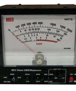 MFJ-868B, GIANT HF+6M, PEAK READING SWR/WATTMETER, 1.5kW