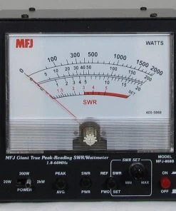 MFJ-868B, GIANT HF+6M, PEAK READING SWR/WATTMETER, 1.5kW