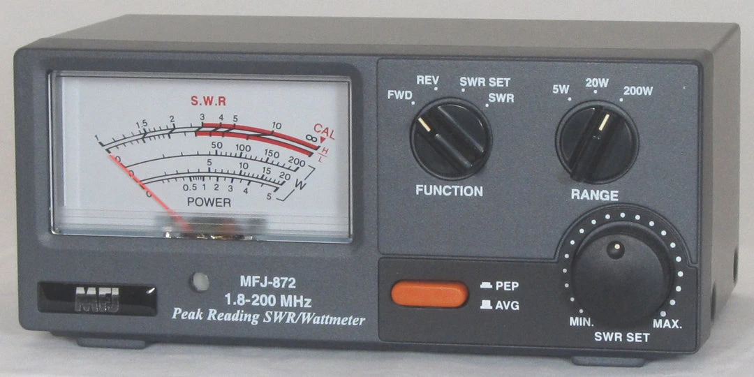 MFJ-872, WATTMETER, 1.8-200 MHz, 200 W