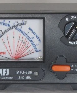 MFJ-880, X SWR/WATTMETER, 1.6-60 MHz, 2kW