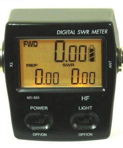 MFJ-845, WATTMETER, DIGITAL, 1.8-60 MHz, 200 WATT