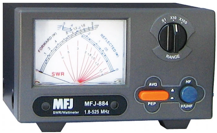 MFJ-882, X SWR/WATTMETER, 1.8-200 MHz, 200 W