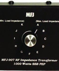 MFJ-907, RF TRANSFORMER, VARIABLE, 2-50 OHM, 1kW