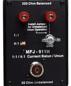 MFJ-911H, BALUN/UNBAL, SWITCHABLE, 1:1 OR 4:1, 10-160M, 300W