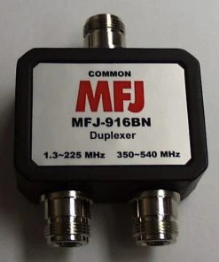 MFJ-916BN, 1.8-225MHz, 350-540 MHz DUPLEXER, N FEMALE