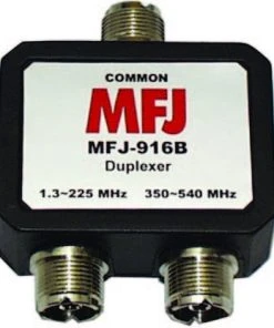 MFJ-916B, 1.8-225, 350-540 MHz DUPLEXER, ALL SO-239