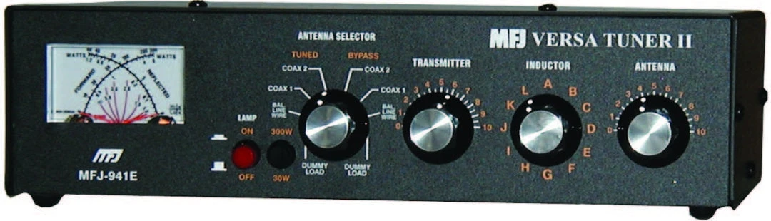 MFJ-941E, TUNER, HF, 300 WATTS, WITH MINI CROSS METER