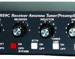 MFJ-959C, ANTENNA TUNER, SWL, WITH PREAMP
