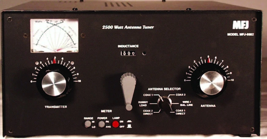 MFJ-9982, 2.5 KW HF ANTENNA TUNER, 1.8-30MHz
