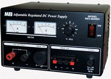 MFJ SEC-4035MV, POWER SUPPLY, 35 AMPS, MTR, 13.8 VDC, ADJ.