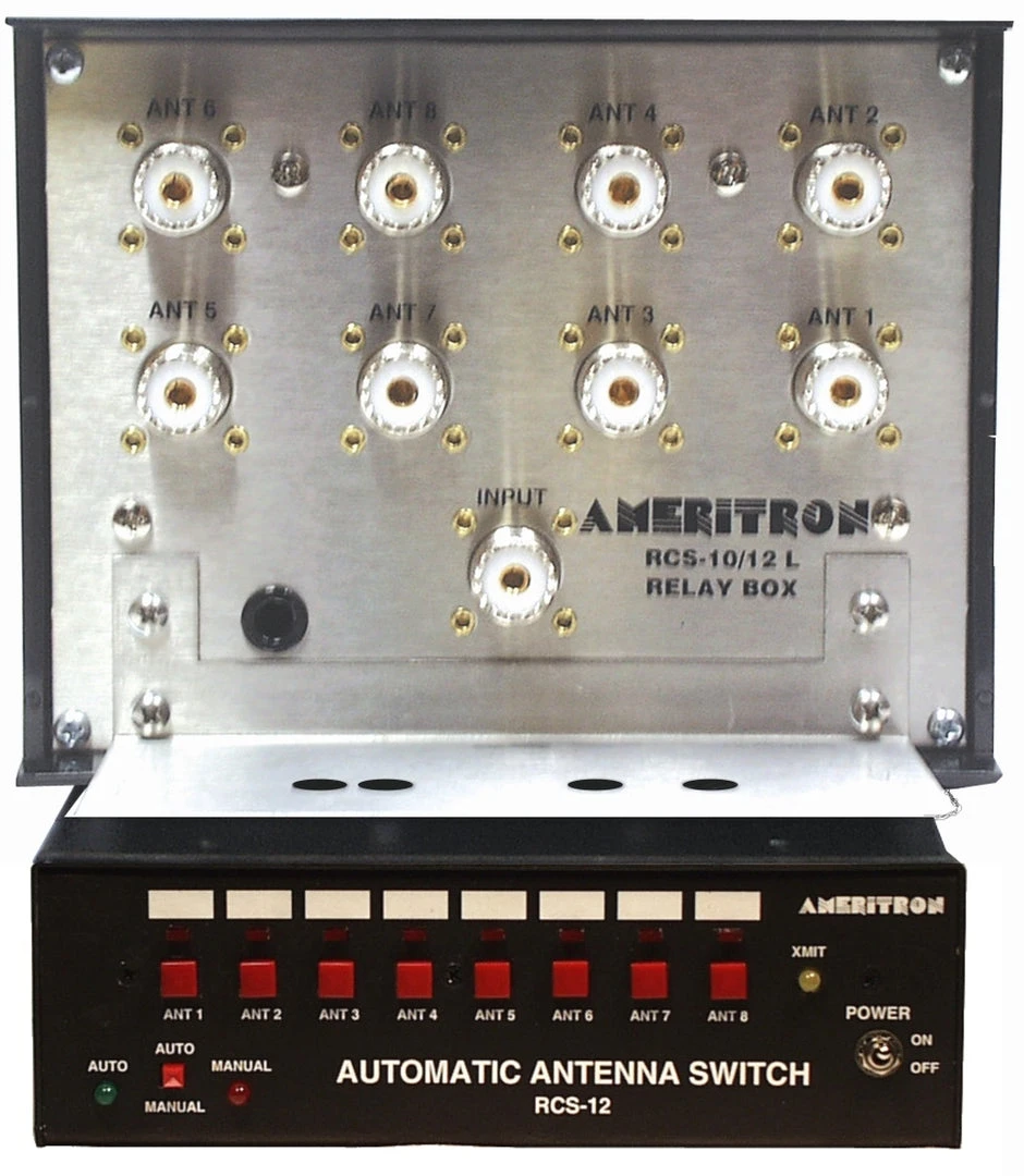 Ameritron RCS-12, AUTOMATIC ANT. SWITCH , CONTROLLER COMBO