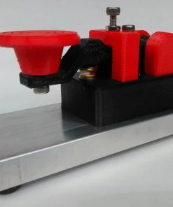 MFJ-566M, CW TELEGRAPH KEY, ON HEAVY METAL BASE