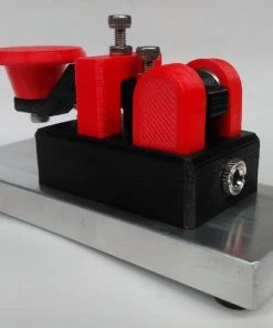 MFJ-566M, CW TELEGRAPH KEY, ON HEAVY METAL BASE