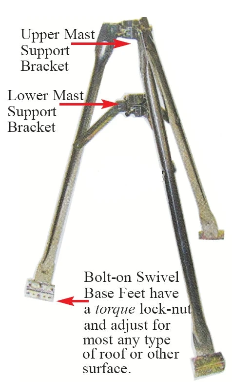 Hygain Hy-Gain TP-3, TRIPODS, 3-FT, SELF-SUPPORTING, ROOF OR GROUND MT