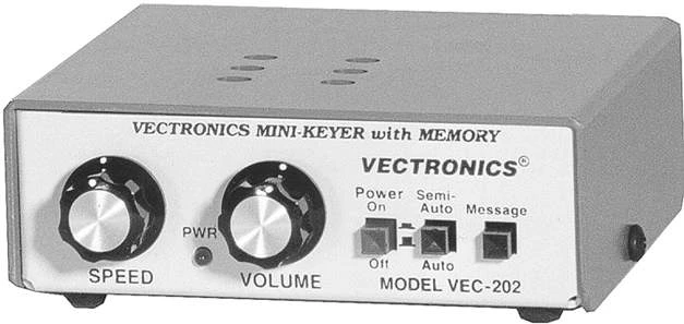 Vectronics VEC-202, ELECTRONIC KEYER W/MEMORY