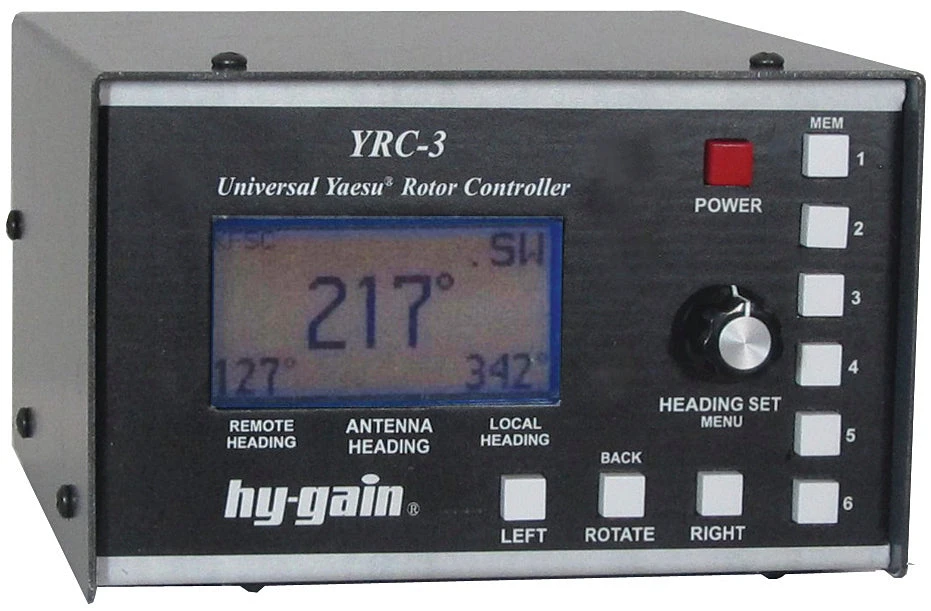 Hygain YRC-3, YAESU ROTATOR CNTR, 6-PROG MEMORIES, 110VAC